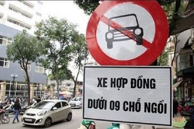 Hà Nội khôi phục biển cấm xe hợp đồng, taxi trên 10 tuyến phố từ ngày 15/9.