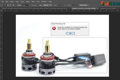 3 cách sửa lỗi “Could not complete your request because the smart object is not directly editable” trong Photoshop